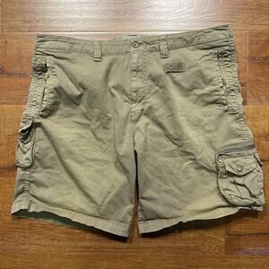 Vintage Fiocchi Italy Paratrooper Cargo Shorts Mens 40 Khaki Combat Military VTG